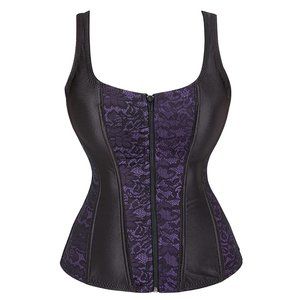 Corset Top Lace Vintage - Purple